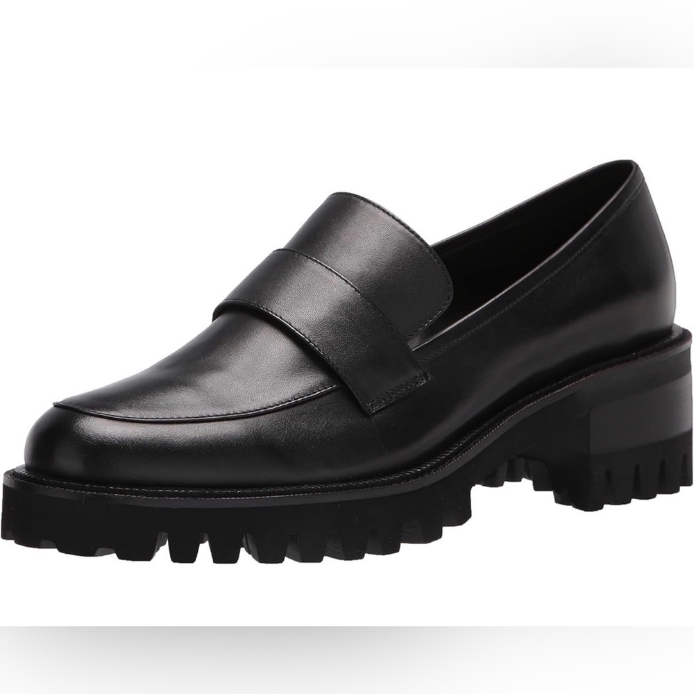 Brand New Aerosoles Womens Ronnie Black Leather Loafer Sz 6